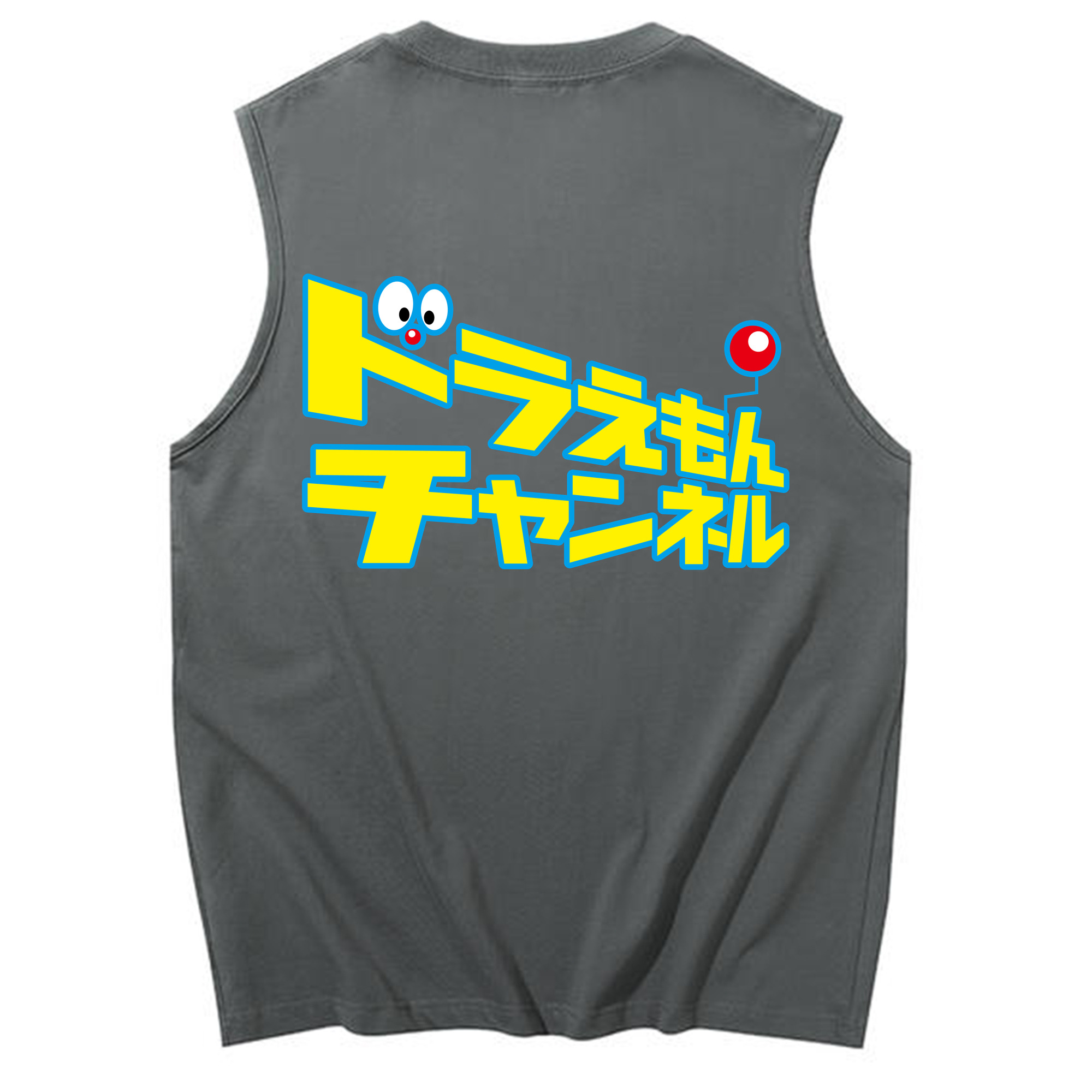 （画像用） ドラえもん Doraemon コットン100％タンクトップ（背面プリント）